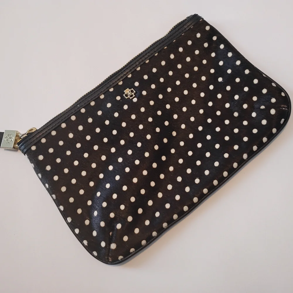 Polka Dot Clutch Bag